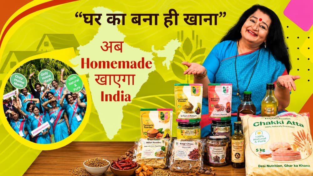 Ghar ka bana hi khana - U-Turn4Nature homemade products